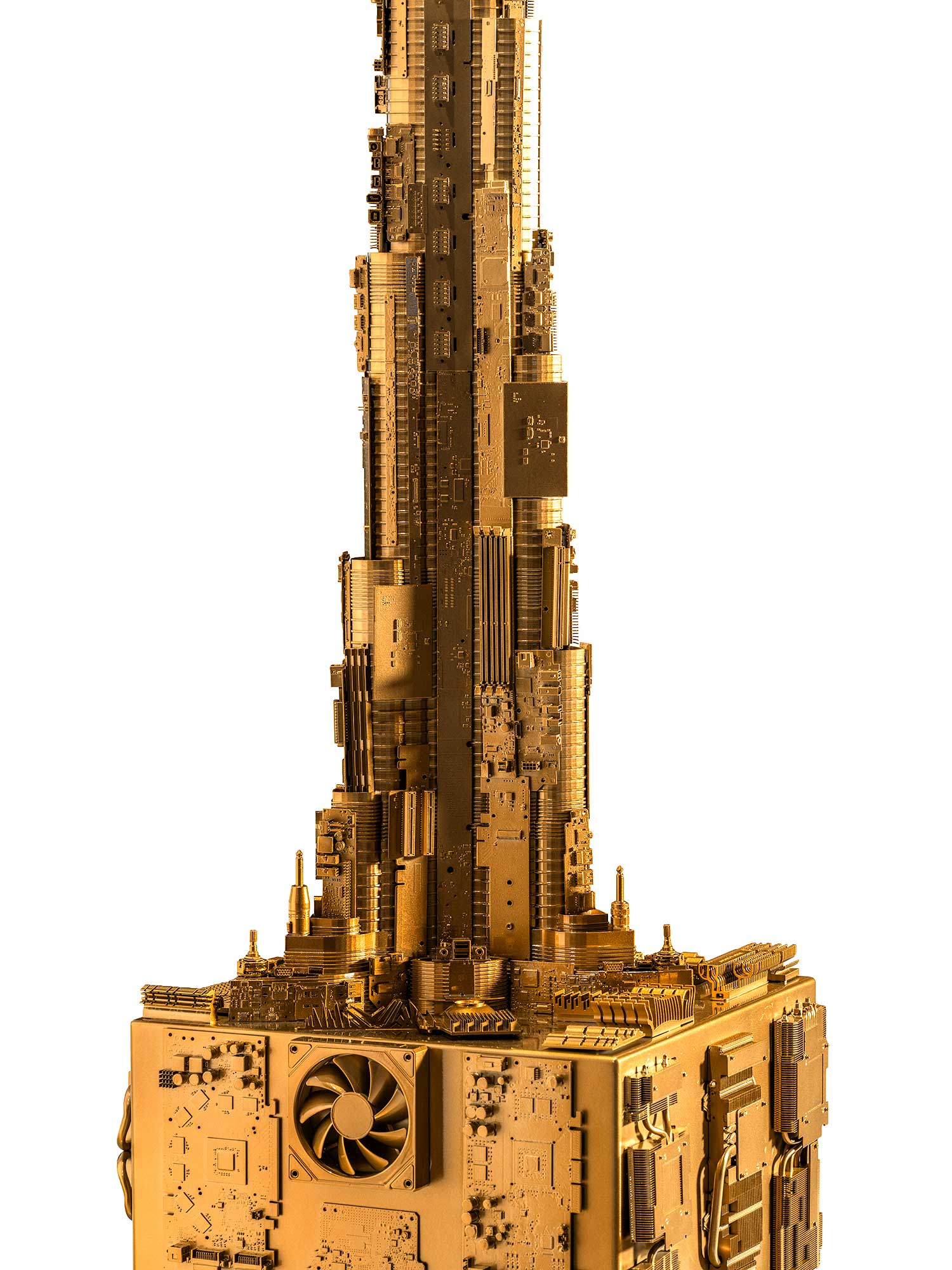 SCULPTURE SERIES - CITY OF GOLD (detail)